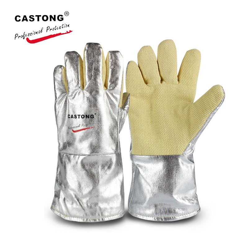 CASTONG/卡司顿500度YARR15-34铝箔耐高温手套耐磨型高温手套