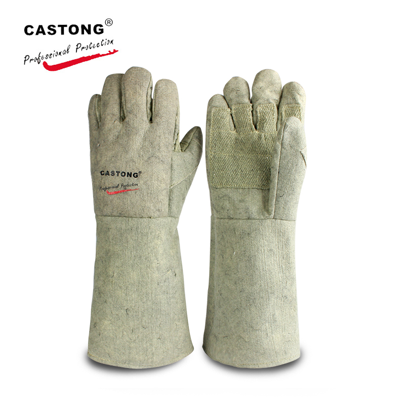 CASTONG 500度耐高温手套ABG-5T-45/手掌加固耐磨防割耐热手套