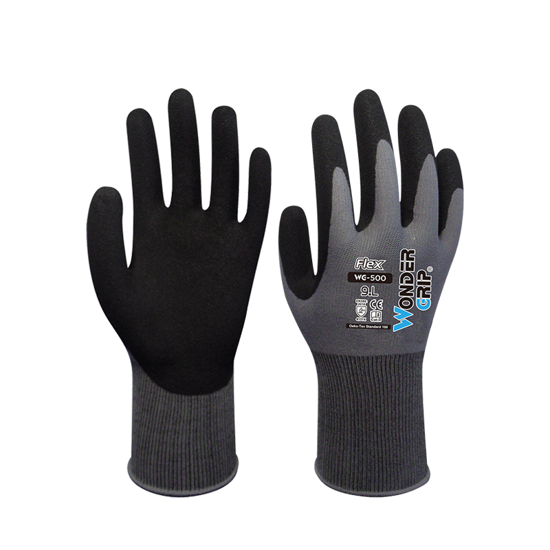 Wonder Grip/多给力手套WG-500通用型丁腈磨砂透气耐油防滑手套