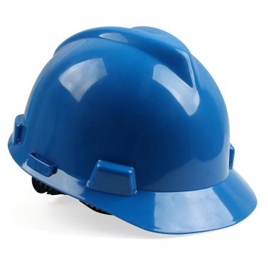 梅思安10146516蓝色标准型ABS安全帽  PVC吸汗带