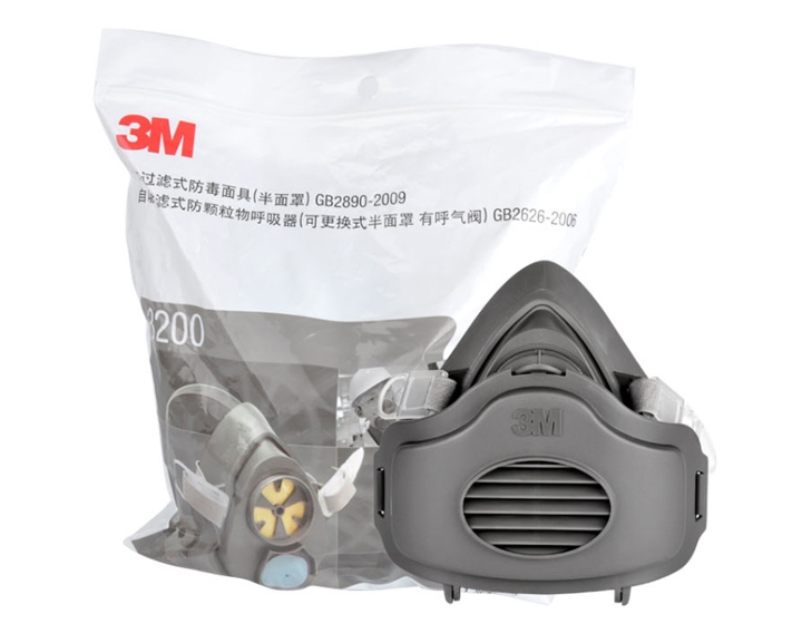 3m3200<a href='https://www.jcehs.cn/fangchenkouzhao'>防尘口罩 </a>整套配件包装图