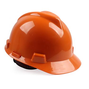 梅思安10146466橙色PE标准型安全帽