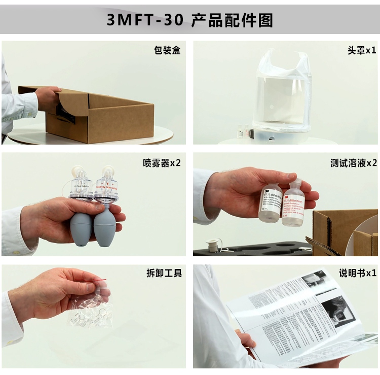 <a href='https://www.jcehs.cn/3m'>3M</a> FT-30定性适合性检验工具整套配件