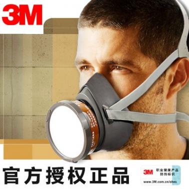 3M3200化工喷漆防毒面具  防有机气体及蒸气、苯、二硫化碳等